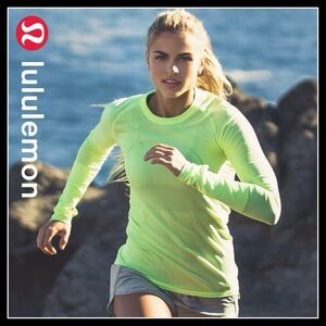 LULULEMON Run: Women’s Swiftly Tech Long Sleeve Crew Top 'Mint' Size (4)